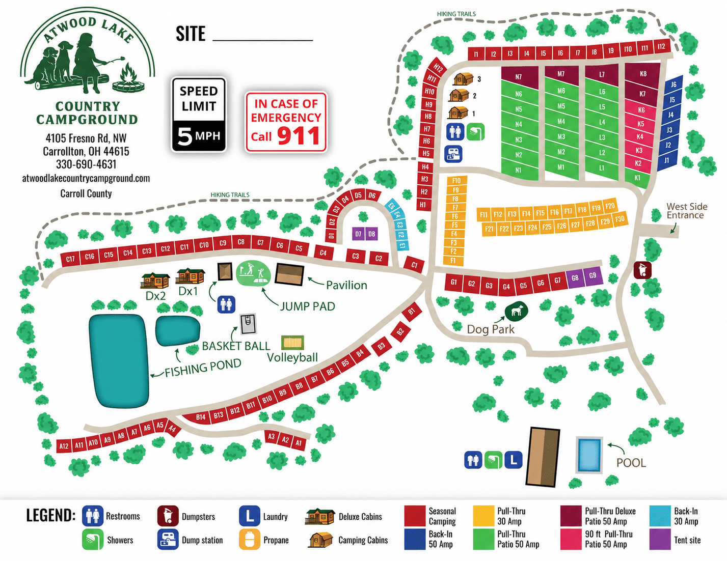 rv parks near akron ohio